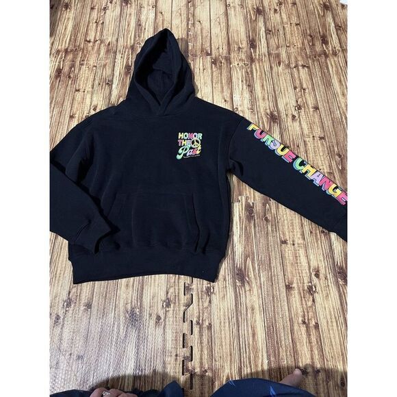 Hollister x Academy Group Honor The Past Empower The Future Black Hoodie - Picture 2 of 10